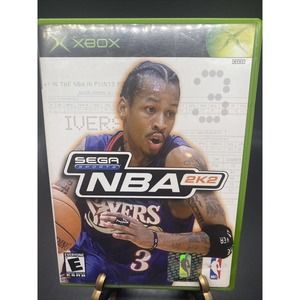 XBOX NBA 2k2 sega sports microsoft xbox 2002 complete